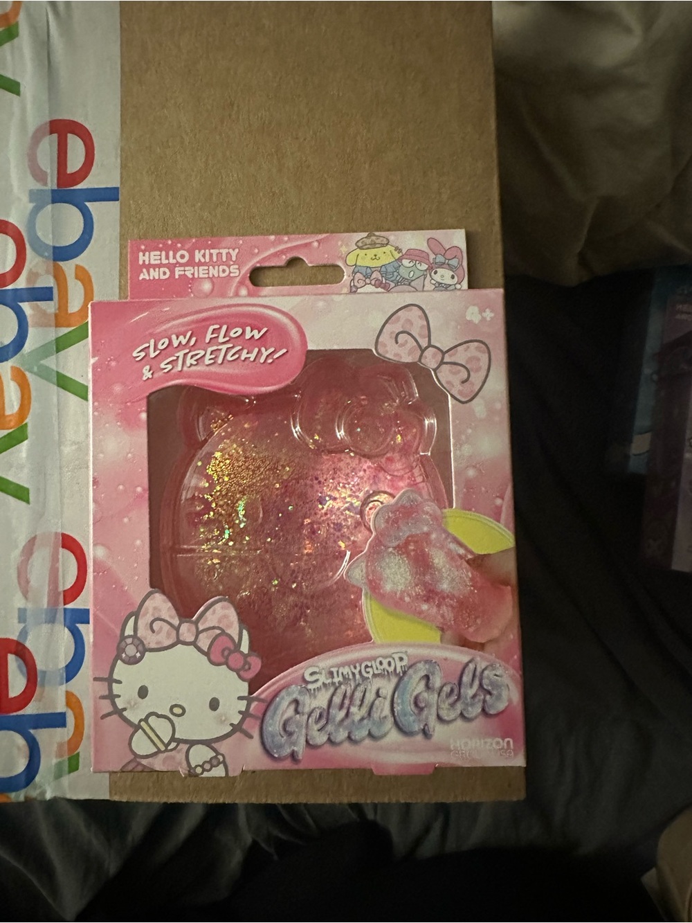 Hello Kitty Pink Glitter Gelli Gels Squish